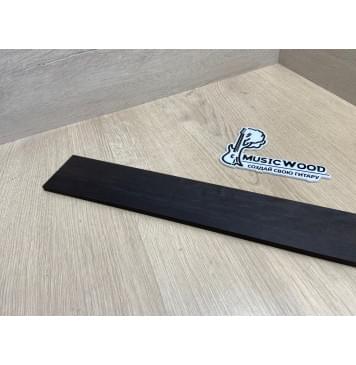 Эбен Чёрный заготовка накладки для электрогитары Радиал А 7,8х66-54х541 мм-2