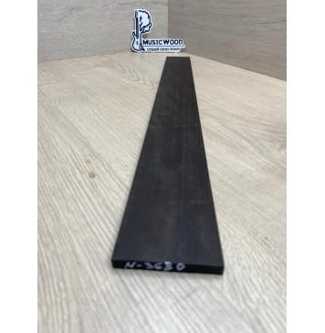 Эбен Чёрный заготовка накладки для электрогитары Радиал А 7,8х66-54х541 мм-3