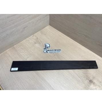 Эбен Чёрный заготовка накладки для электрогитары Радиал А 7,8х66-54х541 мм-4