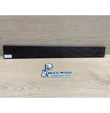 Эбен Чёрный заготовка накладки для электрогитары Радиал А 7,8х66-54х541 мм-5