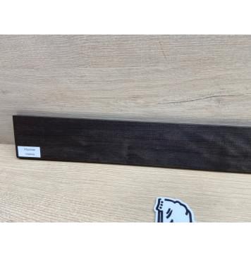 Эбен Чёрный заготовка накладки для электрогитары Радиал А 7,8х66-54х541 мм-7