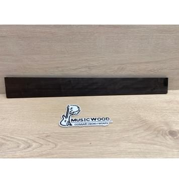 Эбен Чёрный заготовка накладки для электрогитары Радиал А 7,8х66-54х541 мм-8