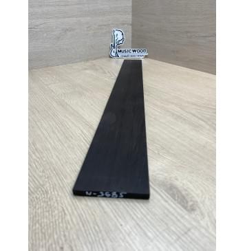 Эбен Чёрный заготовка накладки для электрогитары Смешанный АА 8(7)х73-59х541 мм-6