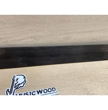 Эбен Чёрный заготовка накладки для электрогитары Смешанный АА 8(7)х73-59х541 мм-4