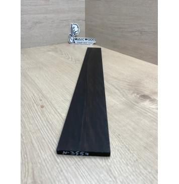 Эбен Чёрный заготовка накладки для электрогитары Радиал АА 8(7)х70-62х536 мм-3