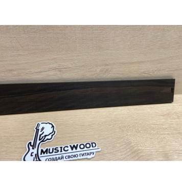 Эбен Чёрный заготовка накладки для электрогитары Радиал АА 8(7)х70-62х536 мм-9