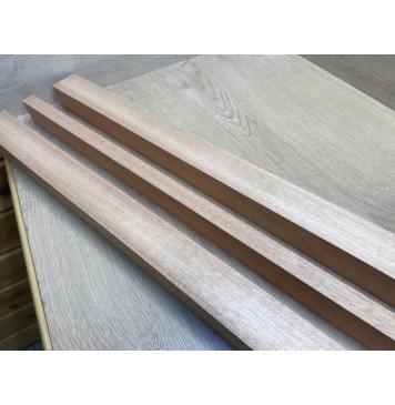 Окуме (Габон) заготовка для переклеенного сквозного грифа гитары Радиал АА 43х(46-20-46)х1185 мм - из 3 частей-2