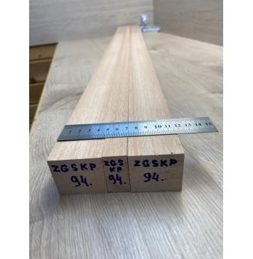 Окуме (Габон) заготовка для переклеенного сквозного грифа гитары Радиал АА 43х(46-20-46)х1185 мм - из 3 частей-3