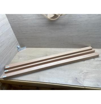 Окуме (Габон) заготовка для переклеенного сквозного грифа гитары Радиал АА 43х(46-20-46)х1185 мм - из 3 частей-6