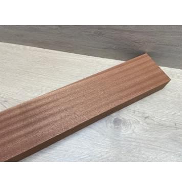 Сапели заготовка грифа электрогитары Радиал АА 45х102х745 мм (Уценка-сучок)-9