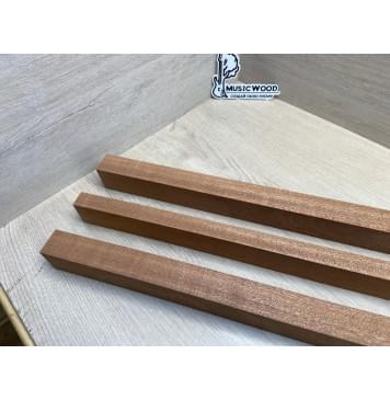 Сапели заготовка грифа электрогитары Радиал АА 44х(33-22-33)х705 мм - из 3 частей-3