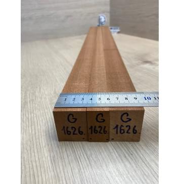 Сапели заготовка грифа электрогитары Радиал АА 44х(33-22-33)х705 мм - из 3 частей-2