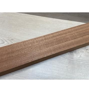 Сапели заготовка грифа электрогитары Радиал АА 44х(33-26-33)х710 мм - из 3 частей-2