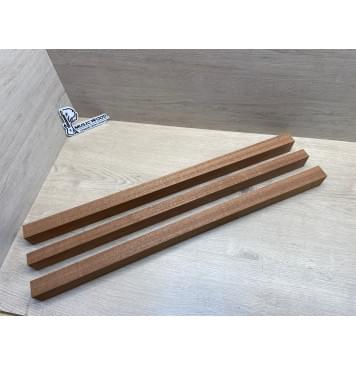 Сапели заготовка грифа электрогитары Радиал АА 44х(33-26-33)х710 мм - из 3 частей-1