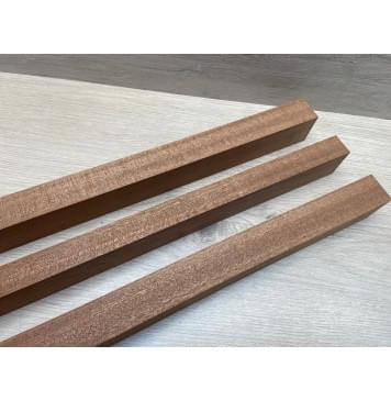 Сапели заготовка грифа электрогитары Радиал АА 44х(33-26-33)х710 мм - из 3 частей-3