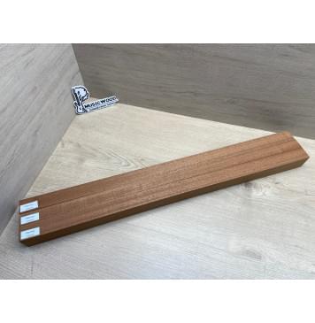 Сапели заготовка грифа электрогитары Радиал АА 44х(33-26-33)х710 мм - из 3 частей-10