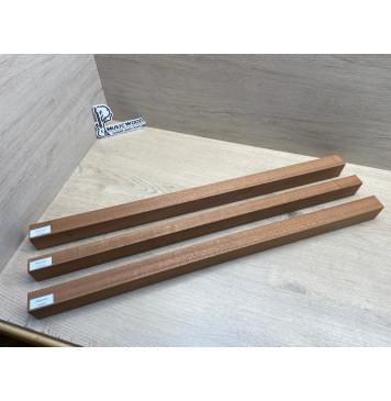 Сапели заготовка грифа электрогитары Радиал АА 44х(33-26-33)х710 мм - из 3 частей-6