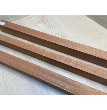 Сапели заготовка грифа электрогитары Радиал АА 44х(33-26-33)х710 мм - из 3 частей-7