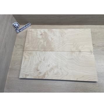 Клён Белый заготовка на топ Тангент АА 18х193х500 мм - 2 шт. (книжкой)-0