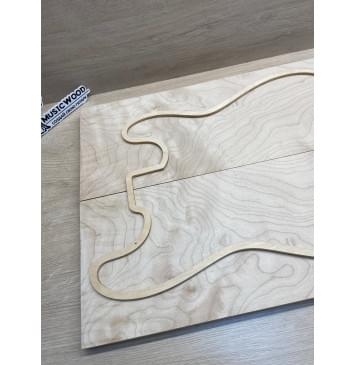 Клён Белый заготовка на топ Тангент АА 18х193х500 мм - 2 шт. (книжкой)-4