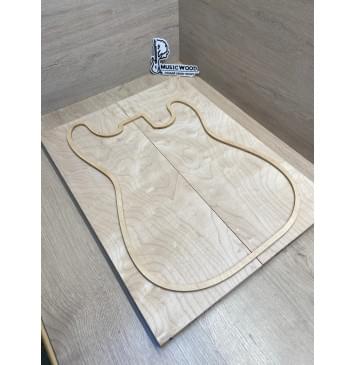 Клён Белый заготовка на топ Тангент АА 18х193х500 мм - 2 шт. (книжкой)-7