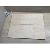 Клён Белый заготовка на топ Смешанный ААА 18х193х500 мм - 2 шт. (книжкой)