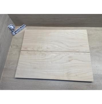 Клён Белый заготовка на топ Смешанный ААА 18х193х500 мм - 2 шт. (книжкой)-0