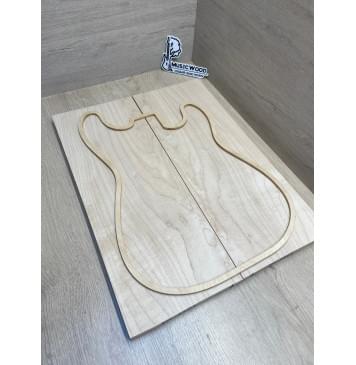 Клён Белый заготовка на топ Смешанный ААА 18х193х500 мм - 2 шт. (книжкой)-3