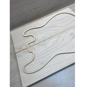 Клён Белый заготовка на топ Смешанный ААА 18х193х500 мм - 2 шт. (книжкой)-4