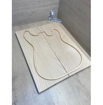 Клён Белый заготовка на топ Смешанный ААА 18х193х505 мм - 2 шт. (книжкой)-1