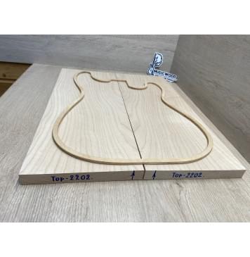 Клён Белый заготовка на топ Смешанный ААА 18х193х505 мм - 2 шт. (книжкой)-2