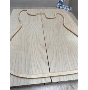 Клён Белый заготовка на топ Смешанный ААА 18х193х505 мм - 2 шт. (книжкой)-3