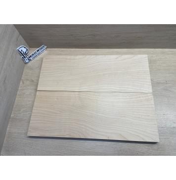 Клён Белый заготовка на топ Смешанный ААА 18х193х505 мм - 2 шт. (книжкой)-6