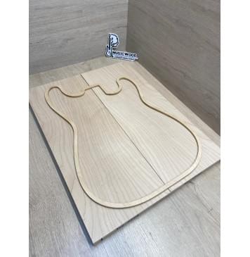 Клён Белый заготовка на топ Смешанный ААА 18х193х505 мм - 2 шт. (книжкой)-5