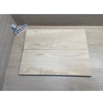 Клён Белый заготовка на топ Смешанный ААА 18х193х500 мм - 2 шт. (книжкой)-0
