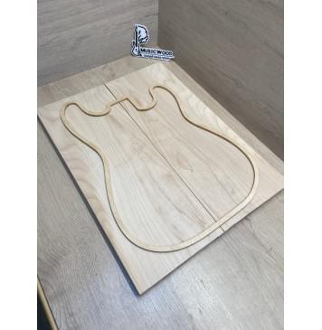 Клён Белый заготовка на топ Смешанный ААА 18х193х500 мм - 2 шт. (книжкой)-1