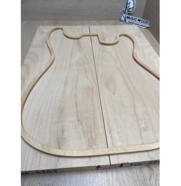 Клён Белый заготовка на топ Смешанный ААА 18х193х500 мм - 2 шт. (книжкой)-2