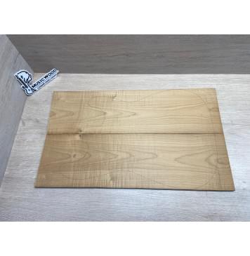 Клён Волнистый Печёный 180гр заготовка на топ Тангент АА Волна А 7х163х547 мм - 2 шт.(книжкой)-0