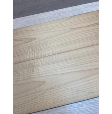 Клён Волнистый Печёный 180гр заготовка на топ Тангент АА Волна А 7х163х548 мм - 2 шт.(книжкой)-5