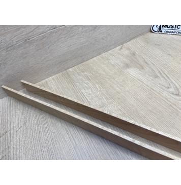 Клен Белый Явор, Волнистый заготовка для переклеенного грифа бас-гитары Радиал АА Волна АА 33х4-4х915 мм-3