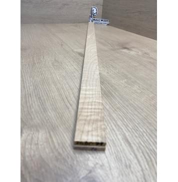 Клен Белый Явор, Волнистый заготовка для переклеенного грифа бас-гитары Радиал АА Волна АА 33х4-4х915 мм-6