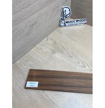 Палисандр Бразильский Сантос заготовка накладки для электрогитары Радиал А 8х64-56х517 мм (уценка - сучки)-8