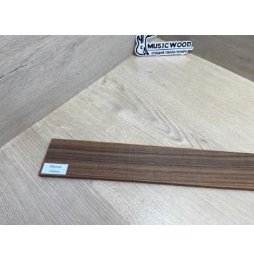 Палисандр Бразильский Сантос заготовка накладки для электрогитары Радиал А 8х63-54х515 мм (уценка - сучки)-6