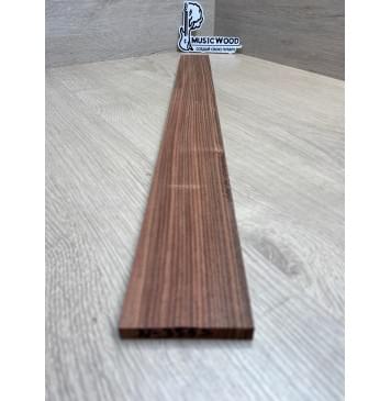 Палисандр Бразильский Сантос заготовка накладки для электрогитары Радиал ААА 8х63-55х590 мм-3