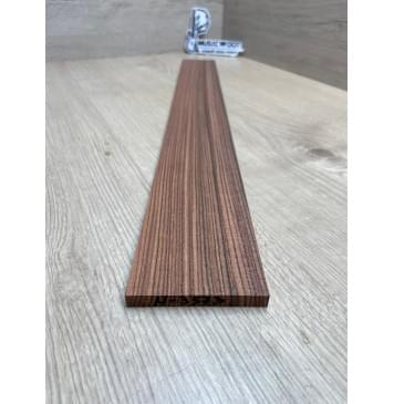 Палисандр Бразильский Сантос заготовка накладки для электрогитары Радиал ААААА 8х75-67х590 мм-3