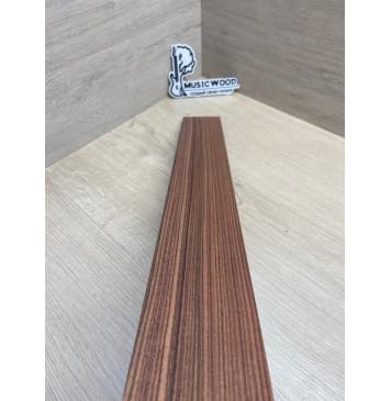 Палисандр Бразильский Сантос заготовка накладки для электрогитары Радиал ААААА 8х75-67х590 мм-8