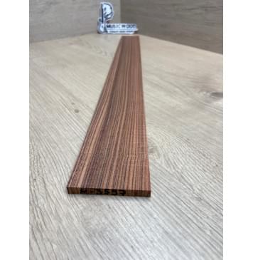 Палисандр Бразильский Сантос заготовка накладки для электрогитары Радиал АА 8х68-56х590 мм-2