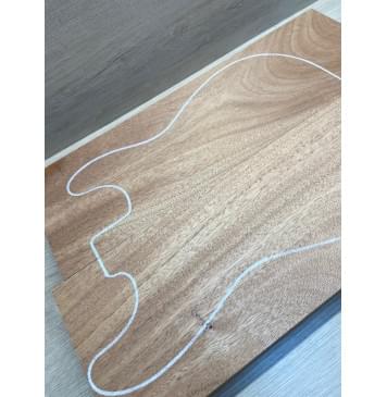 Махагон Африканский Кая заготовка корпуса Смешанный А 44.5х177х545 мм, 2 шт., 542 кг/м3 (уценка -сучок)-7