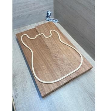 Махагон Африканский Кая заготовка корпуса Радиал АА 46х176х560 мм, 2 шт., 473 кг/м3-6