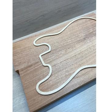 Махагон Африканский Кая заготовка корпуса Радиал АА 46х176х560 мм, 2 шт., 473 кг/м3-10